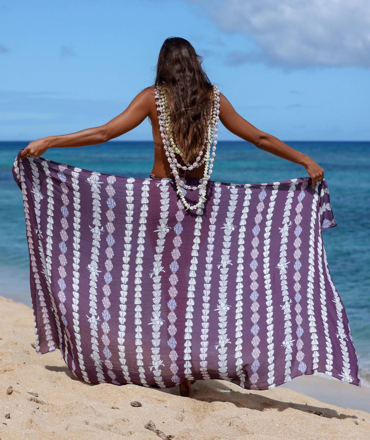 Crown Flower Pareo Sarong